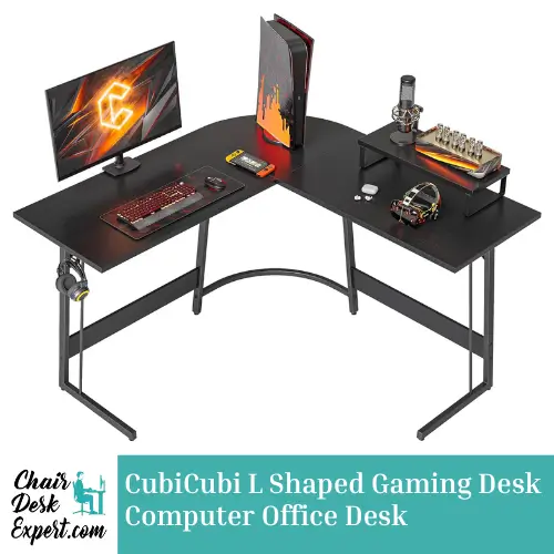 CubiCubi L Shaped Gaming Desk Computer Office Desk