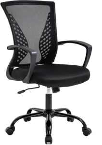 Office Chair Ergonomic Desk Chair Mesh Computer Chair with Lumbar Support Armrest Mid Back Rolling