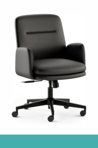 Branch Softside Mid-Century Modern Office Chair,