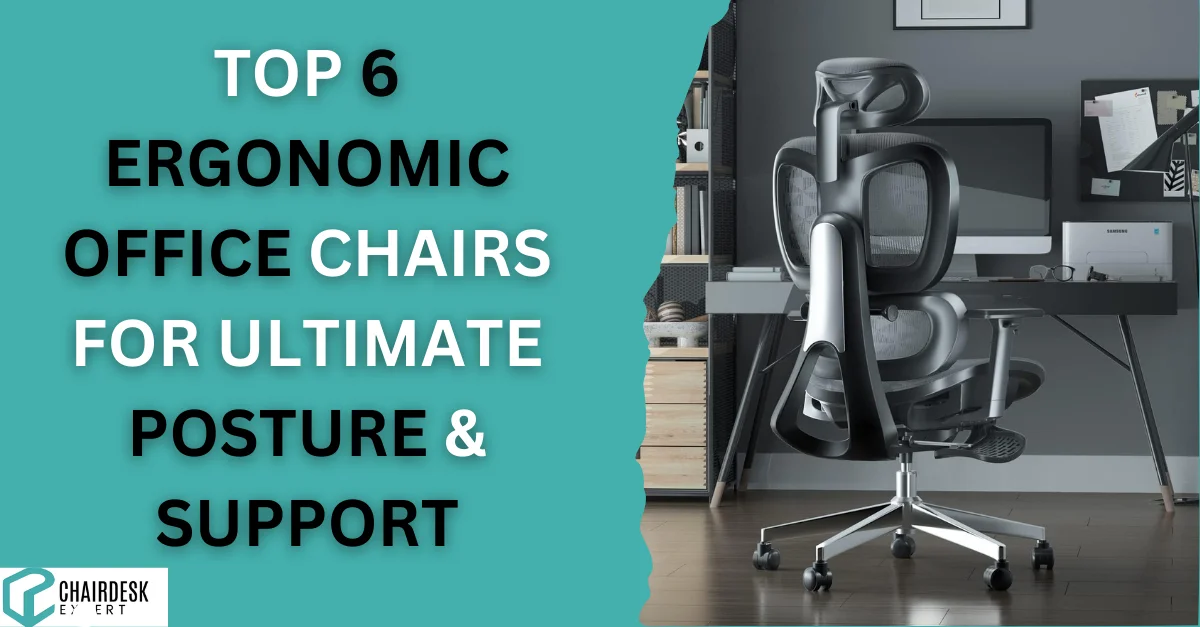 BEST 6 Ergonomic Office Chairs for Ultimate Posture & Support