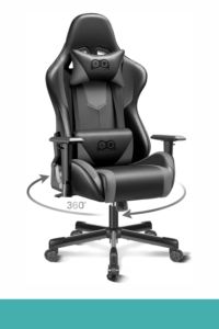 9: Gaming Chair with Linkage Armrest & Footrest​