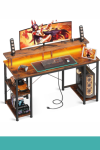 3: ODK 48-inch Gaming Desk with LED Lights​