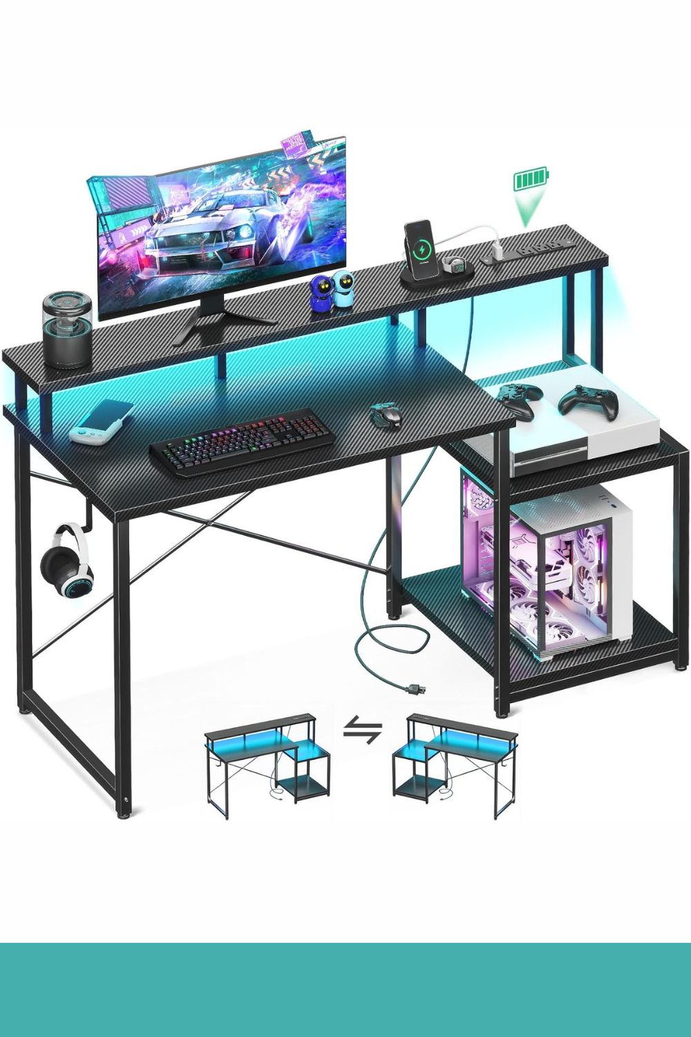 4: AODK Computer Desk, 48-Inch Gaming Desk​