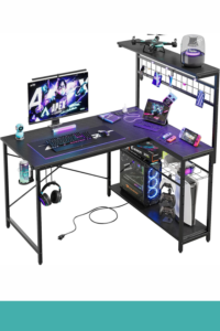 6: Bestier 42 L Gaming Desk, Computer Desk​