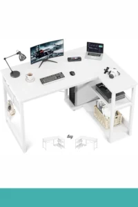 Casaottima L-shaped Computer Desk